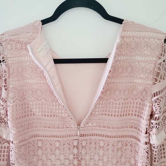 RACHEL PARCELL embroidered lace long Sleeves top - Picture 8 of 9